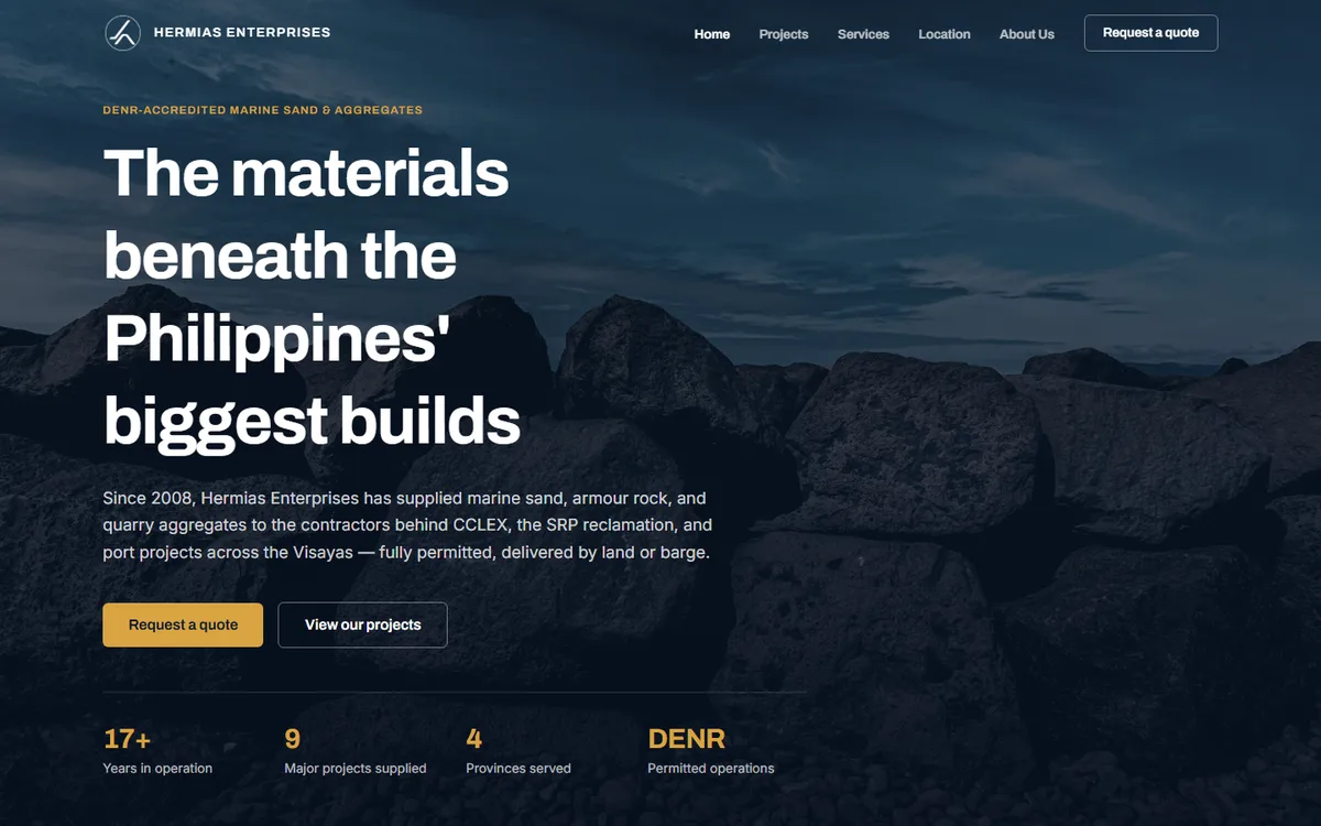 Hermias Enterprises homepage